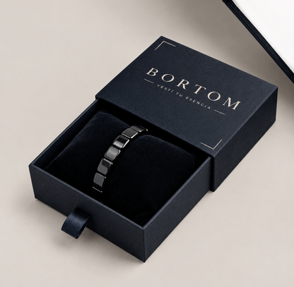 PULSERA DE HEMATITA BORTOM®