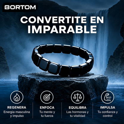 PULSERA DE HEMATITA BORTOM®