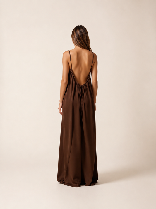 Vestido camil - espalda descubierta